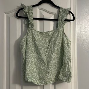 J.Crew Floral Cropped Top